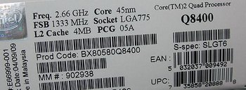 core 2 Quad q8400